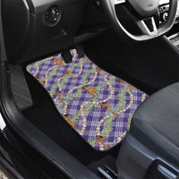 Lavender Palaka Hula Girls Seamless Hawaii Aloha Car Mats - Polynesian Pride