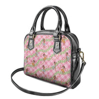 Lokelani Pink Palaka Hula Girls Seamless Hawaii Aloha Shoulder Handbag LT7 - Polynesian Pride