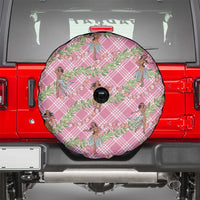 Lokelani Pink Palaka Hula Girls Seamless Hawaii Aloha Spare Tire Cover LT7 - Polynesian Pride