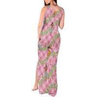 Lokelani Pink Palaka Hula Girls Seamless Hawaii Aloha Tank Maxi Dress LT7 - Polynesian Pride