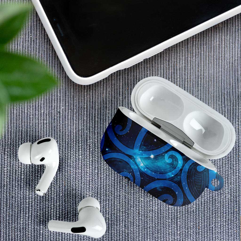 New Zealand Maori Matariki AirPods Case Galaxy Kowhaiwhai LT7 - Polynesian Pride