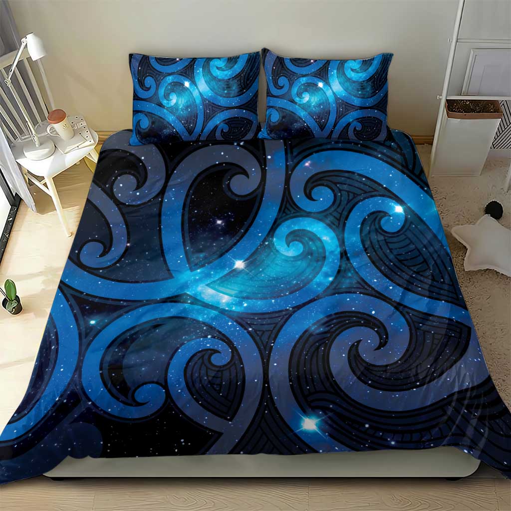 New Zealand Maori Matariki Bedding Set Galaxy Kowhaiwhai