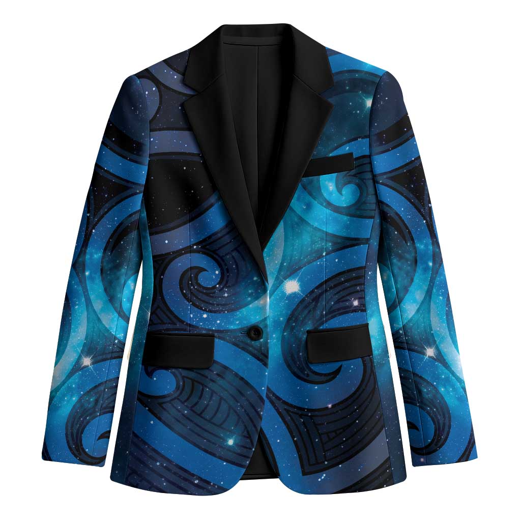 New Zealand Maori Matariki Blazer Galaxy Kowhaiwhai