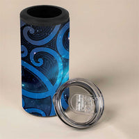New Zealand Maori Matariki 4 in 1 Can Cooler Tumbler Galaxy Kowhaiwhai LT7 - Polynesian Pride