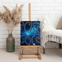 New Zealand Maori Matariki Canvas Wall Art Galaxy Kowhaiwhai LT7 - Polynesian Pride