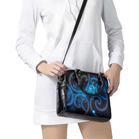 New Zealand Maori Matariki Shoulder Handbag Galaxy Kowhaiwhai
