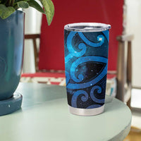 New Zealand Maori Matariki Tumbler Cup Galaxy Kowhaiwhai