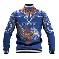 Yokwe Marshall Islands Personalized Baseball Jacket Jemenei Day - Seashell Necklace