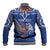 Yokwe Marshall Islands Personalized Baseball Jacket Jemenei Day - Seashell Necklace