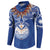 Yokwe Marshall Islands Personalized Button Sweatshirt Jemenei Day - Seashell Necklace