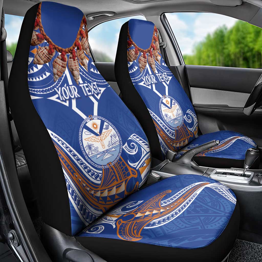 Yokwe Marshall Islands Personalized Car Seat Cover Jemenei Day - Seashell Necklace