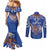 Yokwe Marshall Islands Personalized Couples Matching Mermaid Dress and Long Sleeve Button Shirt Jemenei Day - Seashell Necklace