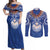 Yokwe Marshall Islands Personalized Couples Matching Off Shoulder Maxi Dress and Long Sleeve Button Shirt Jemenei Day - Seashell Necklace