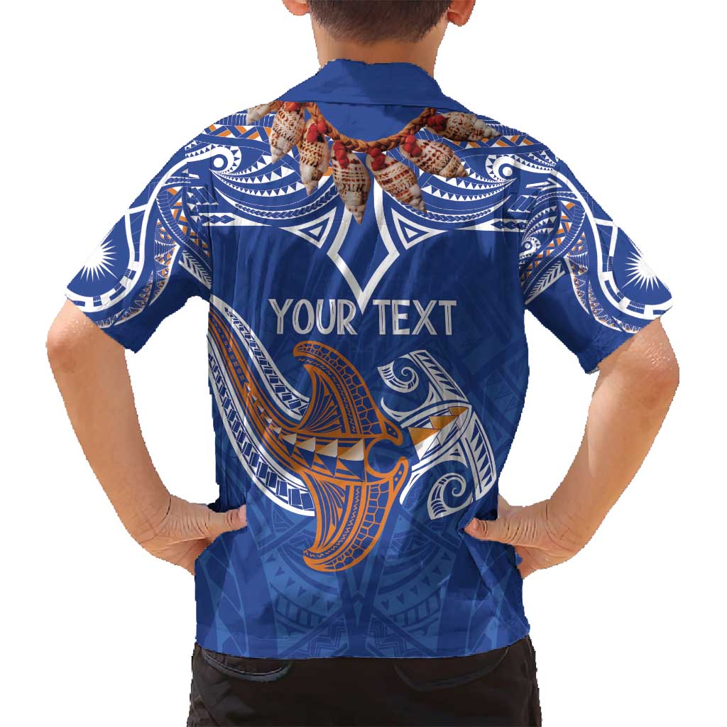 Yokwe Marshall Islands Personalized Family Matching Long Sleeve Bodycon Dress and Hawaiian Shirt Jemenei Day - Seashell Necklace LT7 - Polynesian Pride