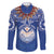 Yokwe Marshall Islands Personalized Family Matching Off Shoulder Maxi Dress and Hawaiian Shirt Jemenei Day - Seashell Necklace
