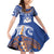 Yokwe Marshall Islands Personalized Family Matching Off Shoulder Short Dress and Hawaiian Shirt Jemenei Day - Seashell Necklace