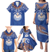 Yokwe Marshall Islands Personalized Family Matching Puletasi and Hawaiian Shirt Jemenei Day - Seashell Necklace LT7 - Polynesian Pride