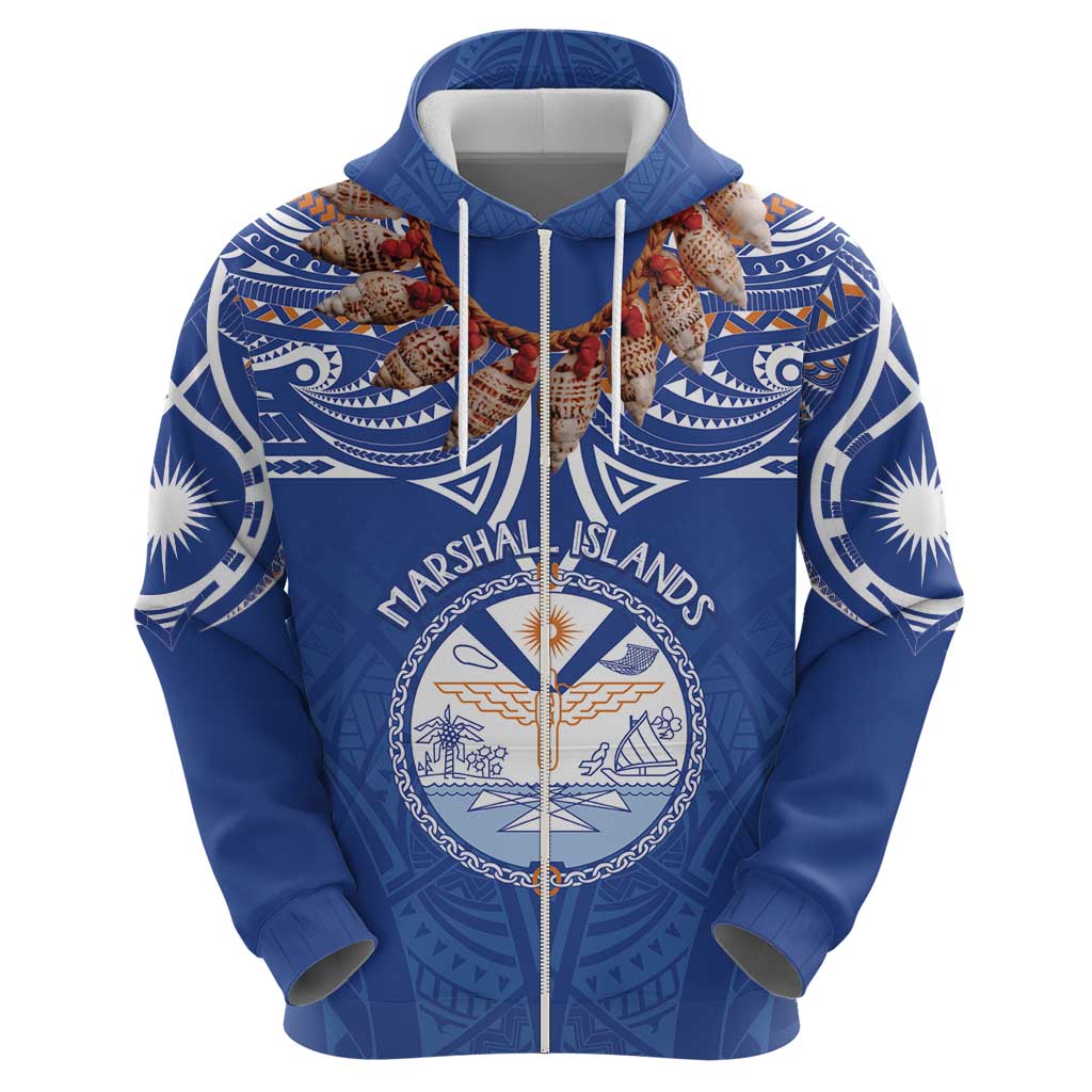Yokwe Marshall Islands Personalized Hoodie Jemenei Day - Seashell Necklace LT7 - Polynesian Pride