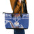 Yokwe Marshall Islands Personalized Leather Tote Bag Jemenei Day - Seashell Necklace
