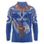 Yokwe Marshall Islands Personalized Long Sleeve Polo Shirt Jemenei Day - Seashell Necklace