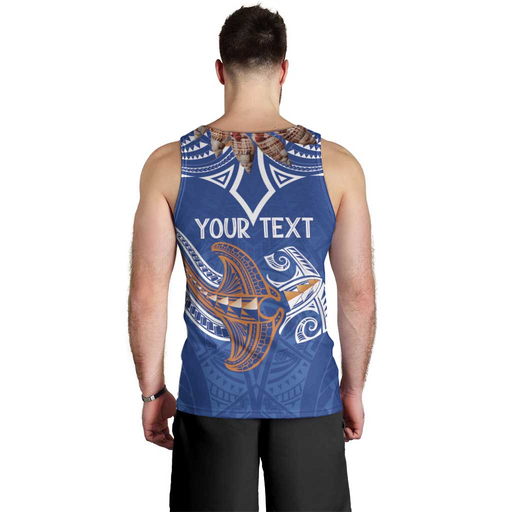 Yokwe Marshall Islands Personalized Men Tank Top Jemenei Day - Seashell Necklace LT7 - Polynesian Pride
