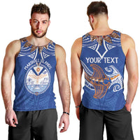 Yokwe Marshall Islands Personalized Men Tank Top Jemenei Day - Seashell Necklace LT7 - Polynesian Pride