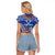 Yokwe Marshall Islands Personalized Raglan Cropped T Shirt Jemenei Day - Seashell Necklace
