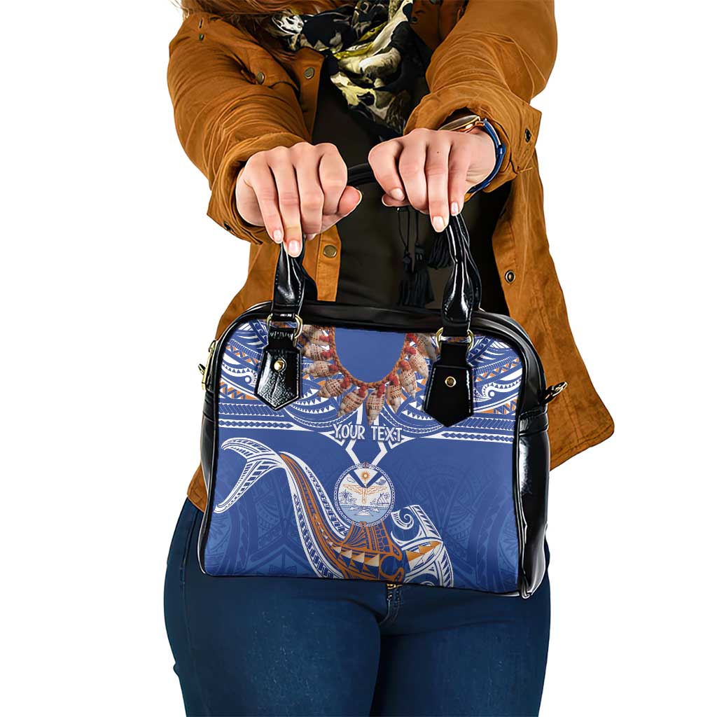 Yokwe Marshall Islands Personalized Shoulder Handbag Jemenei Day - Seashell Necklace
