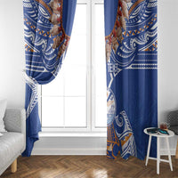 Yokwe Marshall Islands Personalized Window Curtain Jemenei Day - Seashell Necklace
