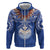 Yokwe Marshall Islands Personalized Zip Hoodie Jemenei Day - Seashell Necklace