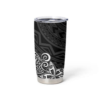 Hawaii Tumbler Cup Plumeria Black Curves