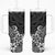 Hawaii Tumbler With Handle Plumeria Black Curves
