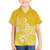 Hawaii Family Matching Outfits Polynesia Summer Maxi Dress And Shirt Family Set Clothes Plumeria Yellow Curves LT7