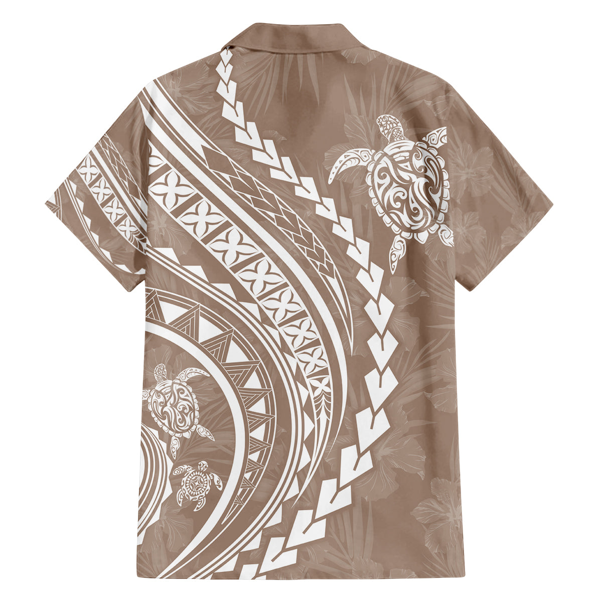 Hawaii Family Matching Outfits Polynesian Pride Summer Maxi Dress And Shirt Family Set Clothes Turtle Hibiscus Luxury Style - Beige LT7 - Polynesian Pride