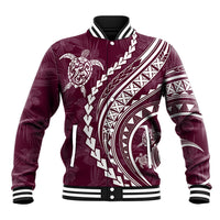 Polynesian Pride Baseball Jacket Turtle Hibiscus Luxury Style - Champagne LT7 Unisex Champagne - Polynesian Pride