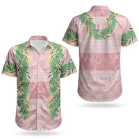 Hawai'i Paniolo Maile Twisted Lei Couples Matching Summer Maxi Dress and Hawaiian Shirt Dusty Rose LT7 - Polynesian Pride