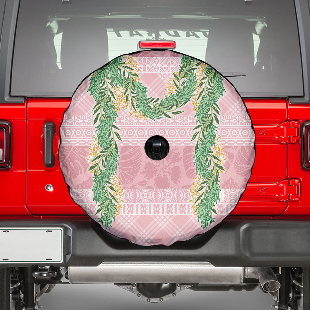 Hawai'i Paniolo Maile Twisted Lei Spare Tire Cover Dusty Rose LT7 - Polynesian Pride