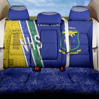 Personalised Fiji Natabua High School Back Car Seat Cover Kaviti Tapa Mix Colors Proud NHS LT7 One Size Blue - Polynesian Pride