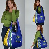 Personalised Fiji Natabua High School Grocery Bag Kaviti Tapa Mix Colors Proud NHS LT7 - Polynesian Pride