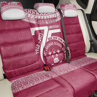 Personalised Fiji Adi Cakobau School Back Car Seat Cover ACS Old Girls Lotus Mix Masi LT7 - Polynesian Pride