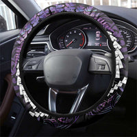 New Zealand Steering Wheel Cover Meri Kirihimete Kowhaiwhai Mix Paua Shell - Amethys LT7 - Polynesian Pride