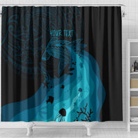 Polynesian Shark Shower Curtain Under The Waves LT7 - Polynesian Pride