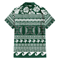 Hawaii Rainbow Warriors Christmas Hawaiian Shirt Kakau Motifs LT7 - Polynesian Pride