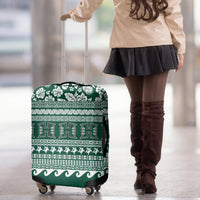 Hawaii Rainbow Warriors Christmas Luggage Cover Kakau Motifs LT7 - Polynesian Pride