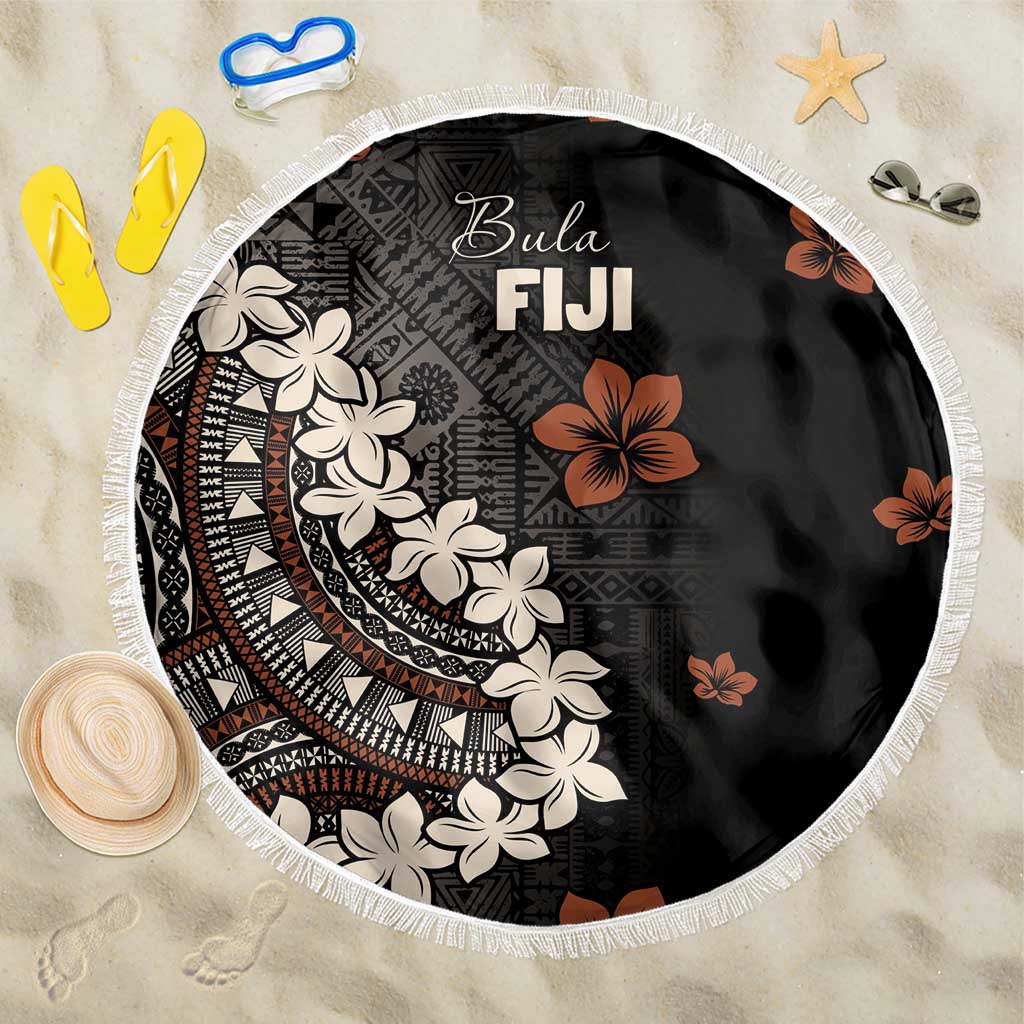 Bula Fiji Women's Day Beach Blanket Classic Masi Tapa LT7 One Size 150cm Brown - Polynesian Pride