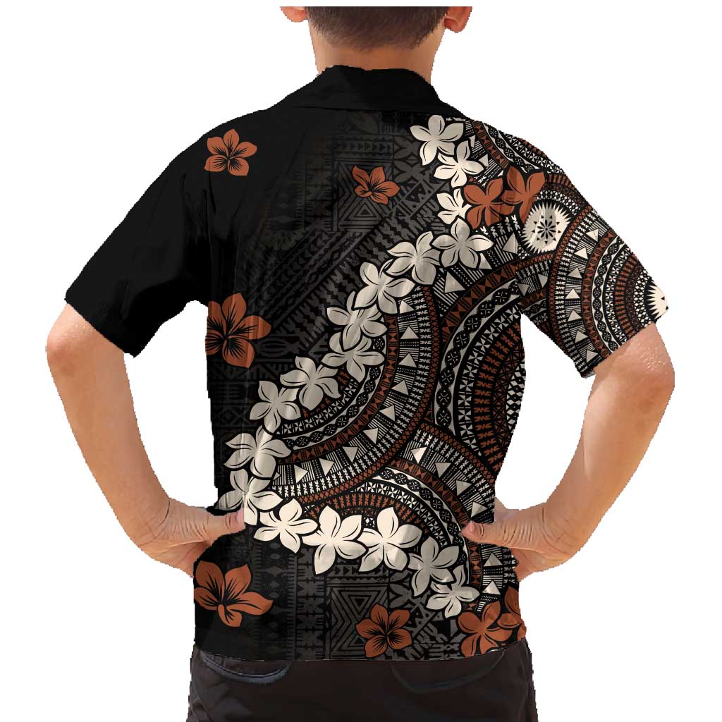 Bula Fiji Women's Day Family Matching Mermaid Dress and Hawaiian Shirt Classic Masi Tapa LT7 - Polynesian Pride