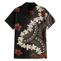 Bula Fiji Women's Day Family Matching Off The Shoulder Long Sleeve Dress and Hawaiian Shirt Classic Masi Tapa LT7 - Polynesian Pride