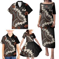 Bula Fiji Women's Day Family Matching Puletasi and Hawaiian Shirt Classic Masi Tapa LT7 - Polynesian Pride