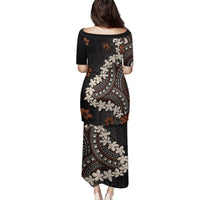 Bula Fiji Women's Day Family Matching Puletasi and Hawaiian Shirt Classic Masi Tapa LT7 - Polynesian Pride