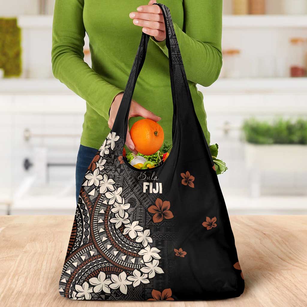 Bula Fiji Women's Day Grocery Bag Classic Masi Tapa